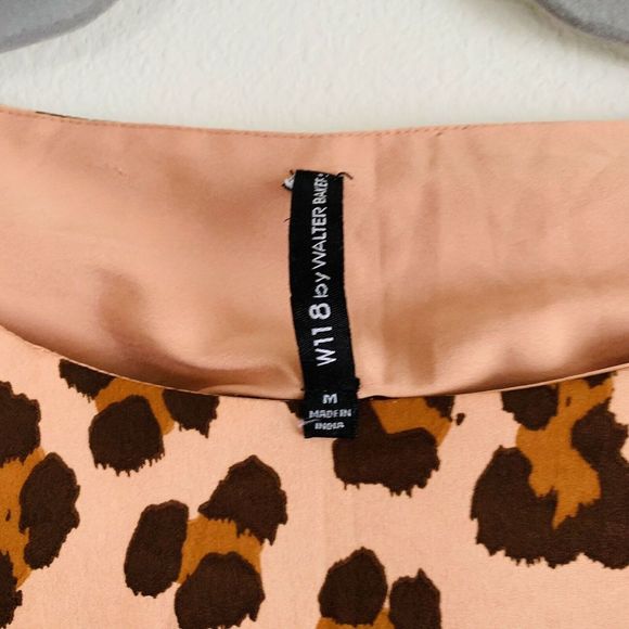 Walter Baker Leopard Cold Shoulder Cocktail Dress - Picture 2 of 4